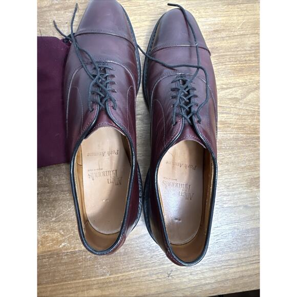 Allen Edmonds Men\'s Oxblood Leather Cap-Toe Oxfords main image 9